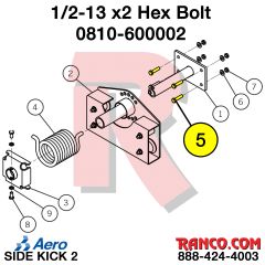AERO - 1/2"-13 X 2" HEX BOLT