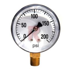 AIR GAUGE - 200 PSI 1/4" NPT