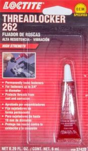 LOCTITE - HIGH STRENGTH THREAD LOCKER - RED