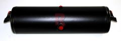 32" AIR TANK - 8" DIA, 3/4" MAIN, 1/4" DRAIN,..3/8" END PORTS