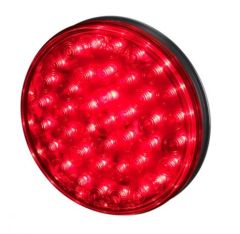 4" ROUND 40 LED RED STOP/TURN