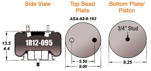 FS9039 - AIR BAG (1R12-095) - Goodyear Part