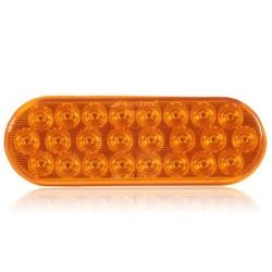 STROBE - 24 LED 6" OVAL STROBE - AMBER