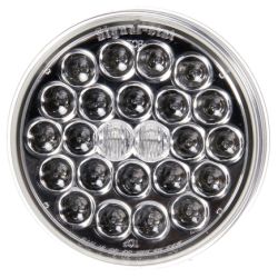 TRUCKLITE - 4" ROUND LED CLEAR LENS - RED
