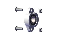 ROLL-RITE - 3/4" AXLE BEARING W/ FLAN