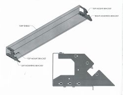 PULLTARPS - 96" OPEN HIGH MOUNT TARP SYSTEM - LEAD