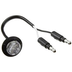 LED - 3/4" 3 LED MINI CLEARANCE LIGHTS, CLEAR LENS - AMBER