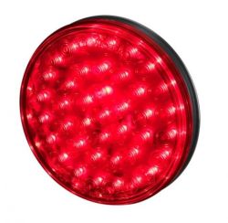 4" ROUND 40 LED RED STOP/TURN