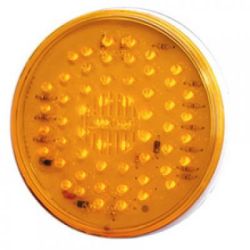 LED - 4" ROUND AMBER