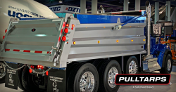 PULLTARPS - 22' X 93" TEAR DROP TARP - LEAD