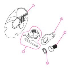RATCHET LOCK KIT (PULL TARP)