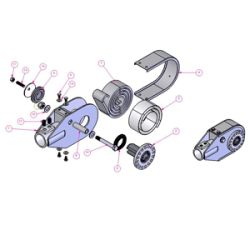 PULL TARPS - SINGLE SPRING PIVOT HOUSING - D.S