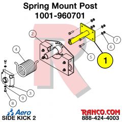 AERO - SPRING MOUNT POST