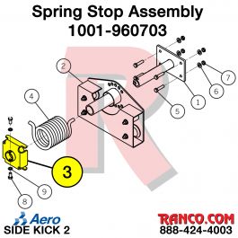 1001-960703 - AERO - SPRING STOP ASSEMBLY - Aero Parts